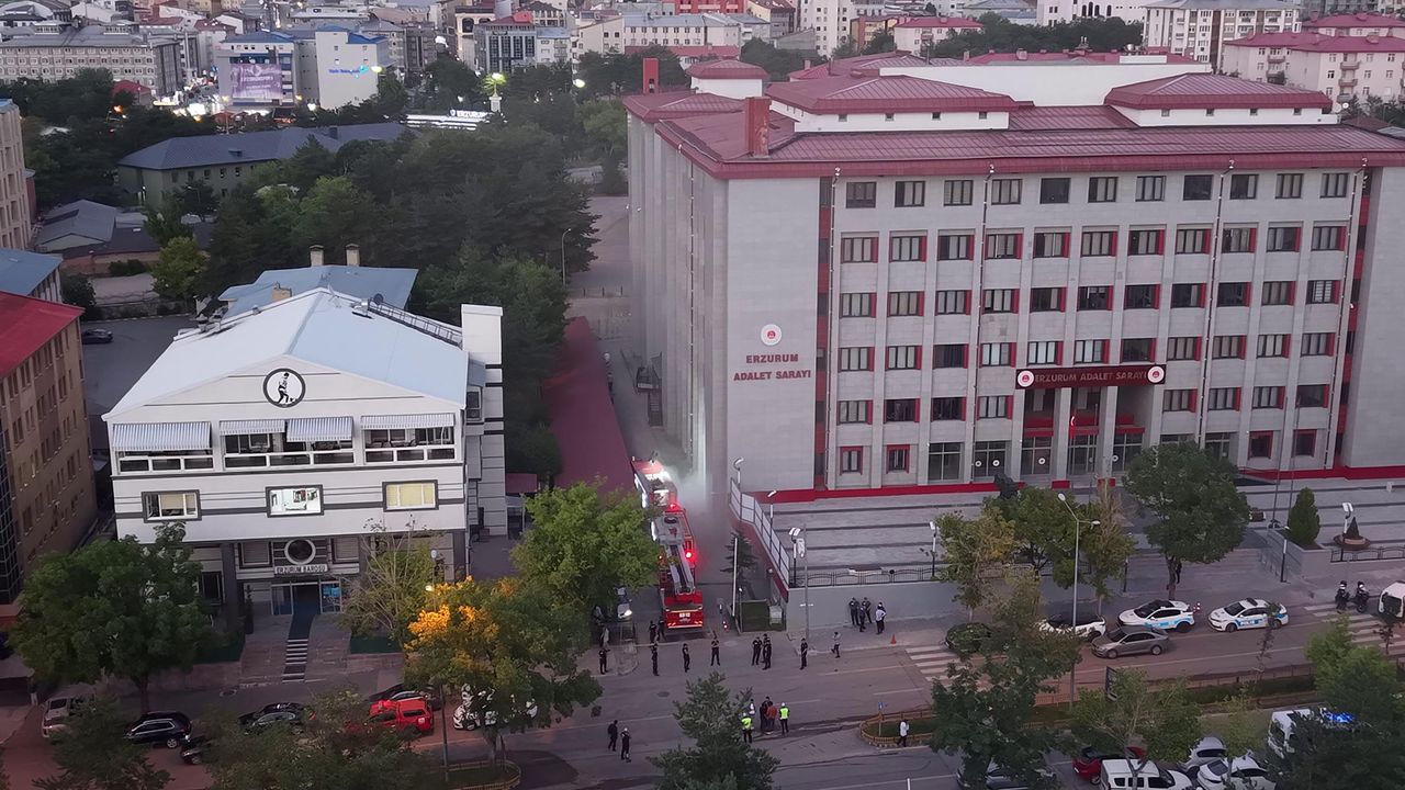 Erzurum Adliyesi Yangını